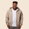 Dalix Donut Embroidered Hoodie Fleece Sweatshirt Zip Front Mens - 3 of 4