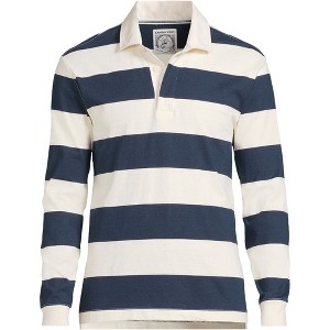 RB × LANDS’ END ラガーシャツ 90-00's LANDS' END マルチボーダー柄 ラガーシャツmtp03192201507023
