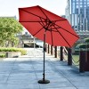 WestinTrends 9 Ft Outdoor Patio Market Table Umbrella with Round Resin Base - 2 of 4
