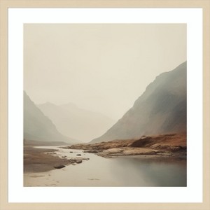 Amanti Art Dreamy Mountain Mirage I by Lazar studio Wood Framed Wall Art Print - 1 of 4