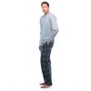 #FollowMe Mens Thermal Henley Pajama Set with Polar Fleece Pants  Warm, Comfy Sleepwear - 2 of 3