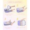 6 Set Compression Packing Cubes for Travel, Lightweight Vacation Travel Essentials for Women, - 2 of 4