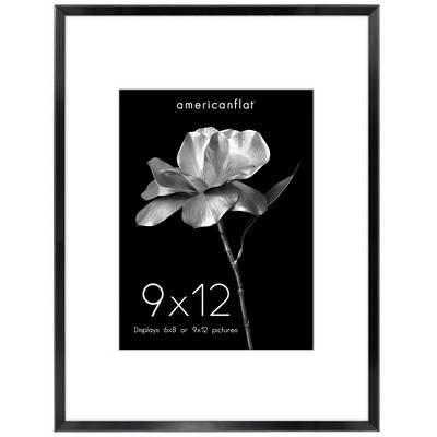 Americanflat Aluminum Picture Frame with Mat