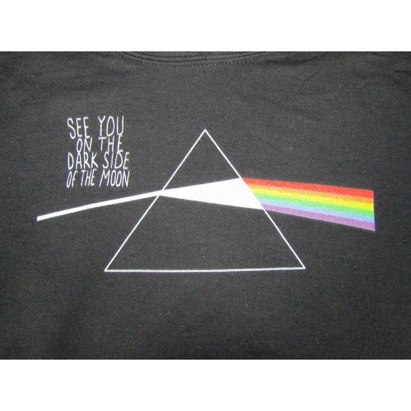 Pink Floyd Dark Side Of The Moon Album Art Boy's Black Sweatshirt, 2 of 4