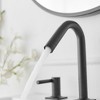 BWE 8 in. Widespread Double Handle Bathroom Faucet Water-Saving With Drain Kit In Matte Black - 4 of 4