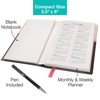 Global Printed Products 14 Month Pocket Planner With Pen CY 2025 (Pink) - 4 of 4