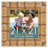 PosterPalooza | 21x21 Wide Bamboo Picture Frame, UV Acrylic, 4 Finishes - Brown, Black, Silver, and Natural - 2 of 4