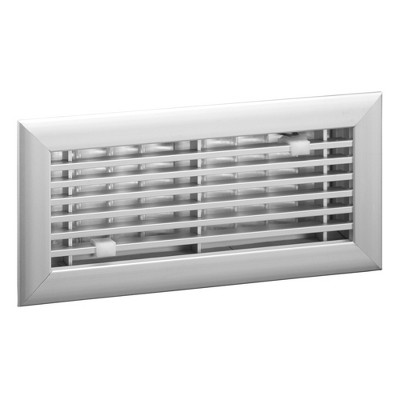 Hart & Cooley 6" x 10" Aluminum Floor Register, HVAC Air Vent Cover, White