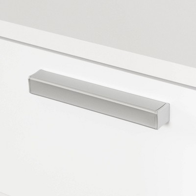 Slendel Pure White Mid-Century Scandinavian 1-Drawer Nightstand
