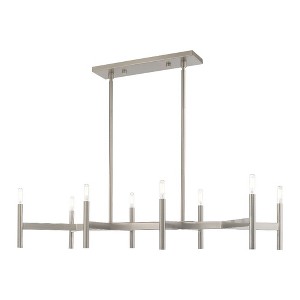 Livex Lighting Copenhagen 8 - Light Chandelier in  Brushed Nickel - 1 of 2