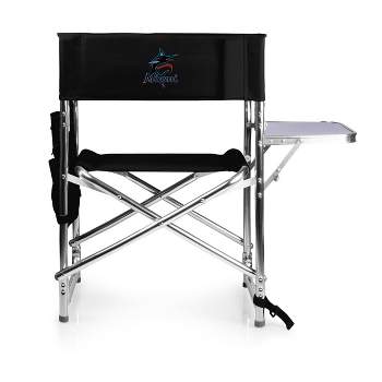 MLB Miami Marlins Outdoor Sports Chair - Black