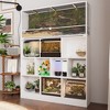 FUFU&GAGA Freestanding Bookshelf Grid Design Open Bookcase White - 2 of 4