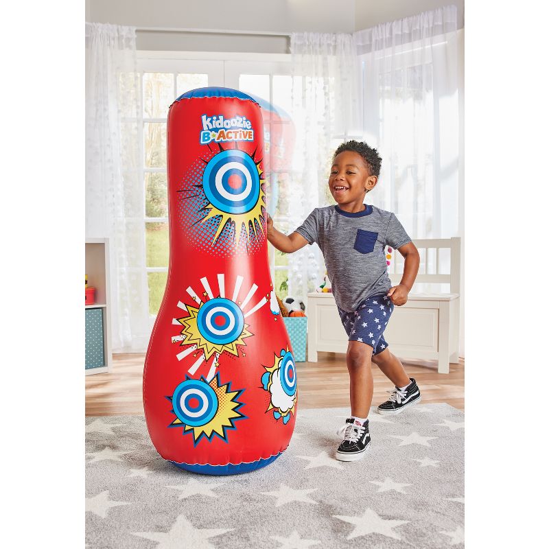 Kidoozie B-Active Bounce Back Punching Bag, Inflatable for Indoor & Outdoor Play, Activity & Exercise, Ages 3+., 3 of 8
