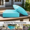 Belord 6" Outdoor Cushion Set, 28D High Density Sponge Replacement Patio Furniture Cushion with Removable Cover, Waterproof & Fade Resistant - 4 of 4