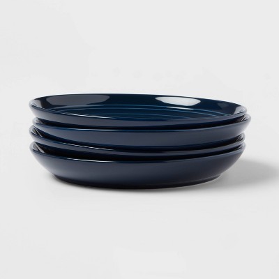 8" 4pk Stoneware Westfield Salad Plates Navy - Threshold™