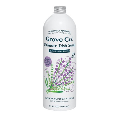 Grove Co. Liquid Dish Soap Refill - Lavender & Thyme - 32 fl oz
