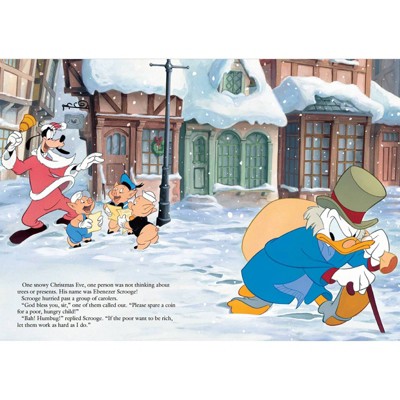 Disney Mickey's Christmas Carol - (disney Die-cut Classics) By Editors ...