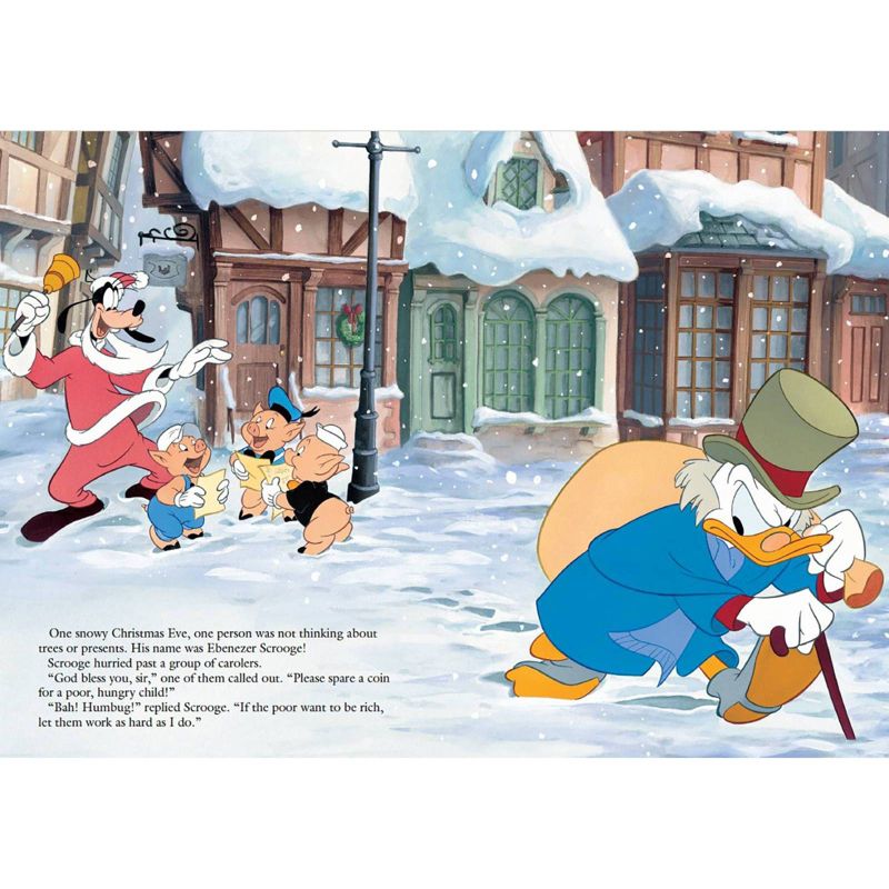 Disney Mickey's Christmas Carol - (Disney Die-Cut Classics) by  Editors of Studio Fun International (Hardcover), 4 of 6