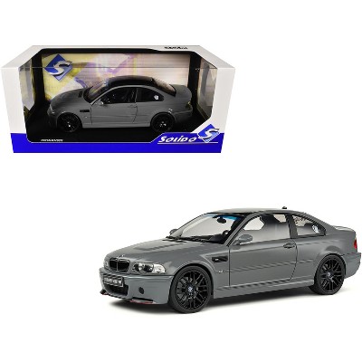 2000 BMW E46 M3 "Streetfighter" Nardo Gray with Black Top 1/18 Diecast Model Car by Solido