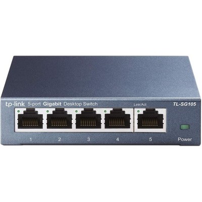 Tp-link 5 Port Gigabit Poe Switch 4 Port Poe 56w 802.3af Compliant Shielded  Ports Traffic Optimization Black (tl-sg1005p) Manufacturer Refurbished :  Target