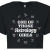 Women's - Instant Message - One Of Those Astrology Girls Cropped Graphic T-Shirt - 2 of 4