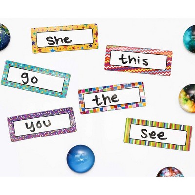 Juvale 36-Pack Magnetic Dry Erase Classroom Name Tags Plates School Supplies, 3 x 1 in