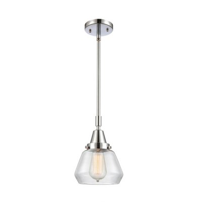 Fulton - 1 Light Stem Hung Mini Pendant In Industrial Style-10.13 Inches Tall and 7 Inches Wide