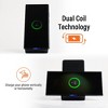 Xtreme 15W Fast Wireless Charging Stand with USB-C, Portrait & Landscape Mode, Qi-Certified, LED Indicator for iPhone, Samsung, and Android Phones - 2 of 4