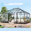 AMERLIFE Polycarbonate Greenhouse with Vent Windows, Lockable Double Doors - 2 of 4