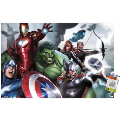 34 X 22 Marvel Cinematic Universe: Avengers: Infinity War One Sheet  Premium Poster - Trends International : Target