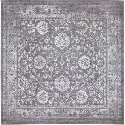 Hauteloom Benavides Gray Updated Traditional Tibetan Rug
