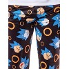 Sonic The Hedgehog Men's Allover Classic Character And Rings Pajama Pants - 3 of 4