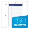 Ampad Recycled Writing Pads, Narrow Rule, Politex Green Kelsu Headband, 50 White 5 x 8 Sheets, Dozen - 2 of 4