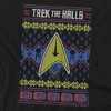 Men's Star Trek Trek The Halls Ugly Christmas Crewneck Sweatshirt - 2 of 4
