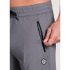 Avalanche Men's Ultra Lightweight Buttery Soft Stretch Jersey Jogger Pants with Pockets - 2 of 4