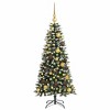 vidaXL Artificial Christmas Tree with 150 LEDs Green 55 x 55 x 120 cm - 3 of 4