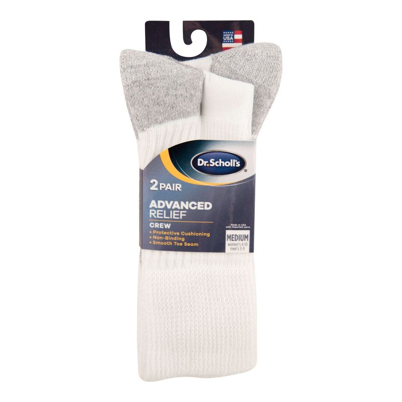 Dr. Scholl's Diabetic and Circulatory Health White Socks, 2 of 4