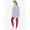 Dreams & Co. Women's Plus Size 2-Piece Pj Legging Set - image 3 of 4