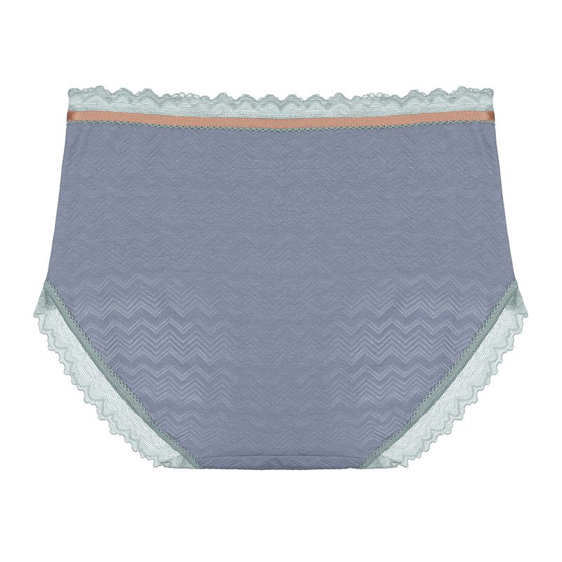 Agnes Orinda Women's Plus Size Lace Trim Cotton Brief Underwear Panties, 2 of 4