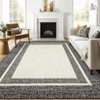 Washable Rugs for Living Room Modern Bedroom Rug - 3 of 4