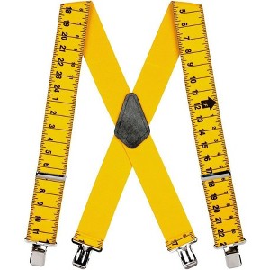 Suspender Store Men’s 2" Tape Measure Clip X-Back Suspenders - 1 of 4
