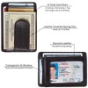 Alpine Swiss RFID Dermot Money Clip Front Pocket Wallet For Men Leather Comes in a Gift Box - 3 of 4