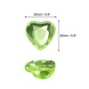 Unique Bargains Craft Embellishments Acrylic Heart Rhinestone Flat Back Gems 40 Pcs - 2 of 4
