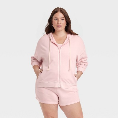 Women's Leisure Studio French Terry Zip-Up Hooded Sweatshirt - Universal Thread™