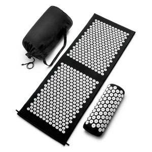 Sorbus 51 Inch Acupressure Mat, Pillow & Carry Bag Set - Helps with Stress, Back & Neck Pain - Great for Muscle Relaxation, Sciatica, & Meditation - 1 of 4