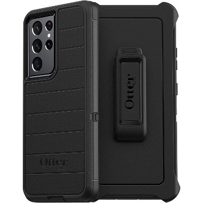 OtterBox DEFENDER SERIES Pro Case for Samsung Galaxy S21 Ultra 5G - Black (77-81271) - Certified