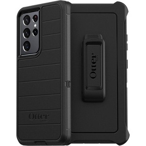 OtterBox DEFENDER SERIES Pro Case for Samsung Galaxy S21 Ultra 5G - Black (77-81271) - Certified - 1 of 4