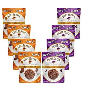 Undercover Chocolate Quinoa Crisps Milk Chocolate Variety Pack - 2 Oz (Pack of 8) - 1 of 1