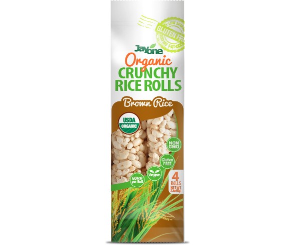 Jayone  Crunchy Rice Roll Brown Rice - 2.1oz