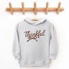 Thankful Coquette Distressed - Toddler Hoodie and Youth Graphic Hoodie - 2 of 3